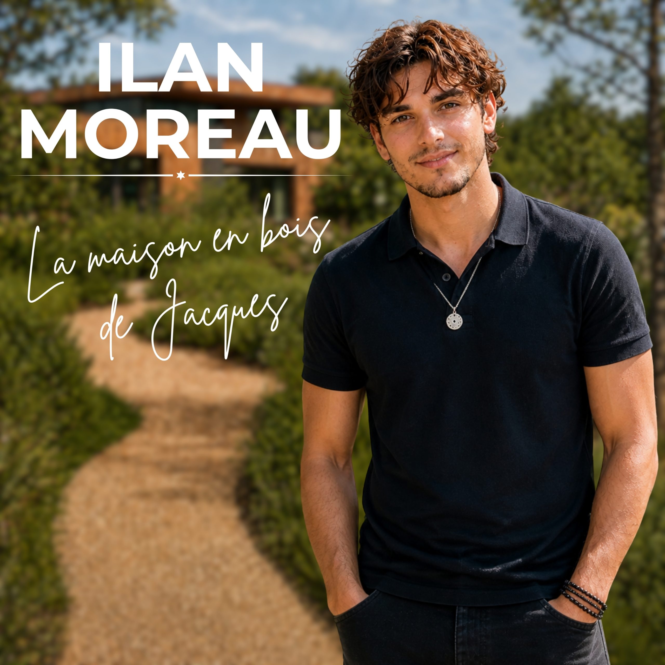 Pochette du single La maison en bois de Jacques d’Ilan Moreau