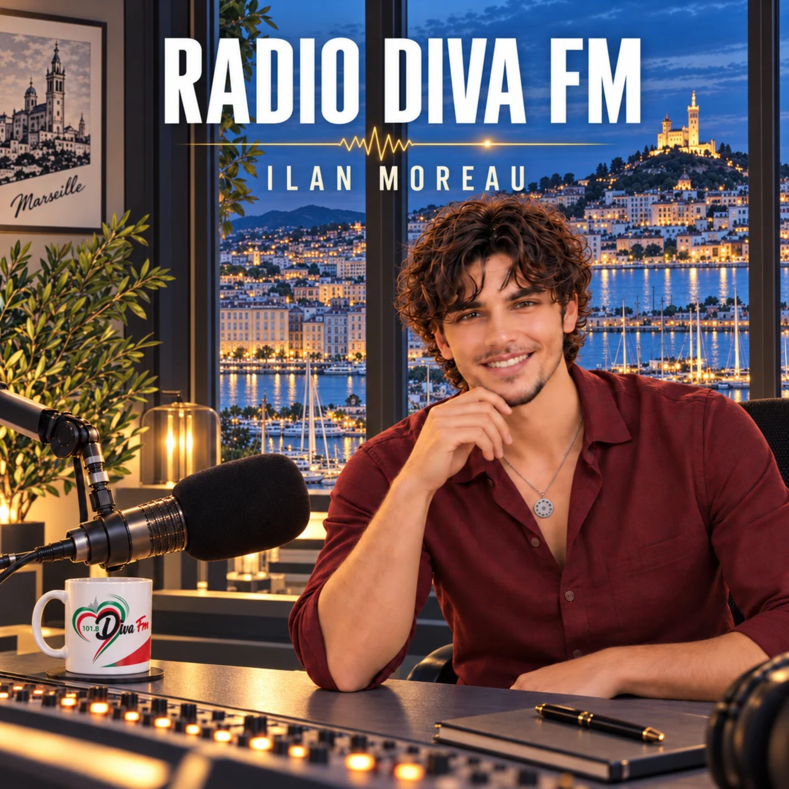 Pochette du single Radio Diva FM d’Ilan Moreau