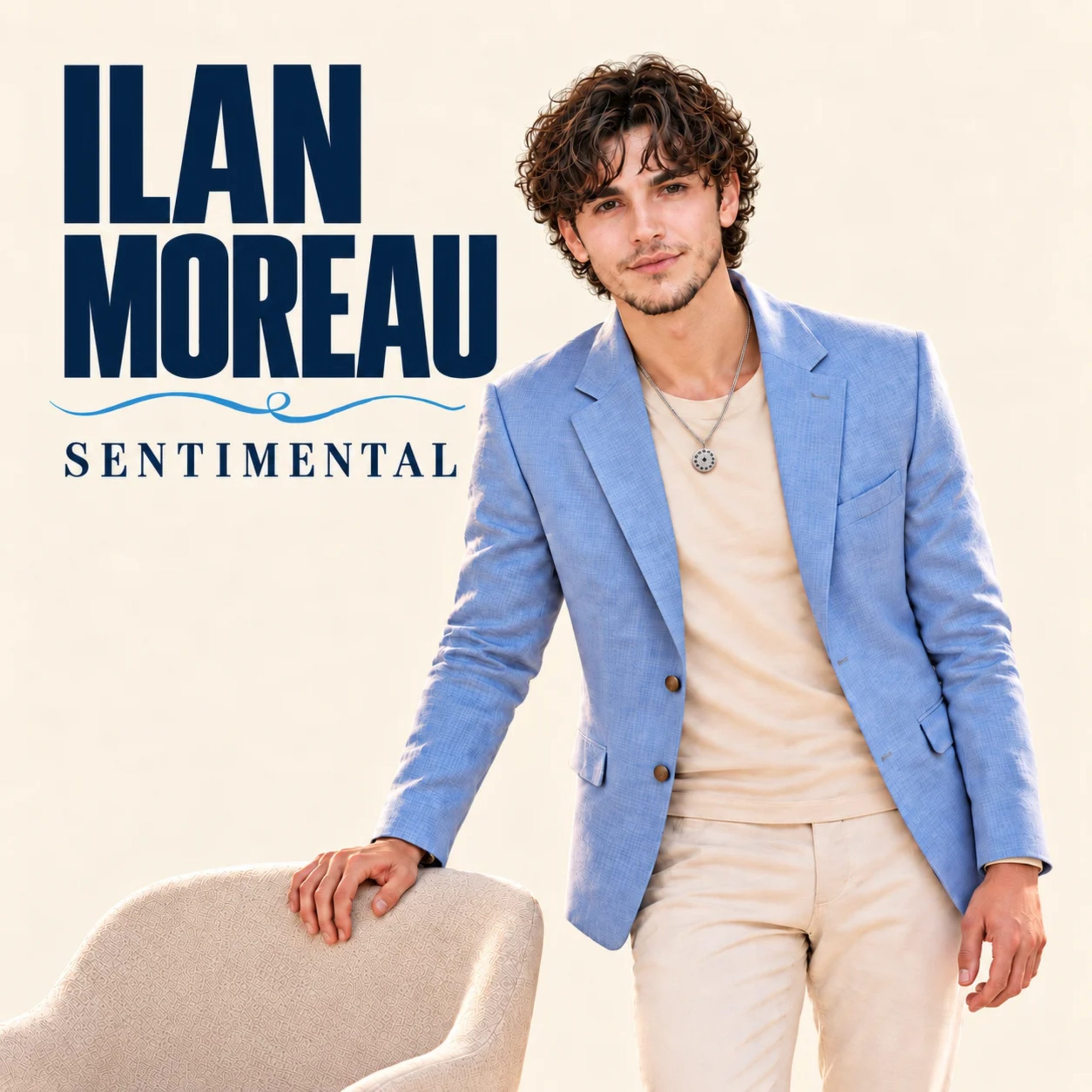 Pochette de l’album Sentimental d’Ilan Moreau